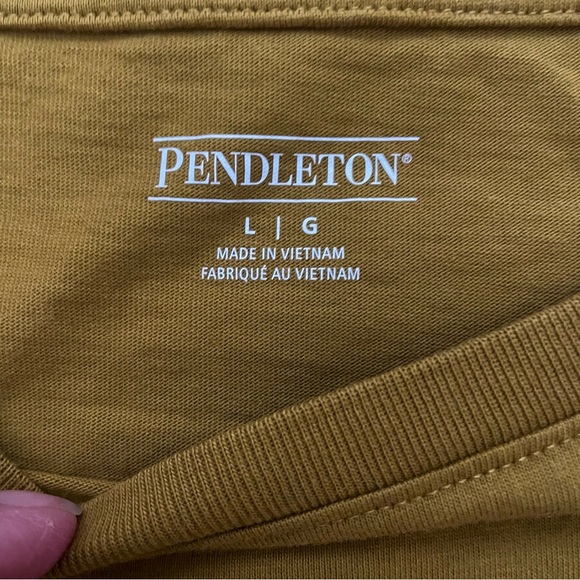 Pendleton Cropped Short Sleeve Graphic Tee Size 12 - Picture 6 of 8
